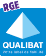 Logo Qualibat RGE, Menuiserie Macerb, menuisier à Clisson